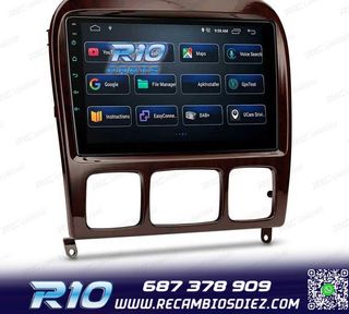 RADIO GPS ANDROID 13 MERCEDES CLASE S W220 98-05