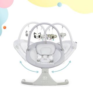 Hamaca eléctrica Kinderkraft LULI gris