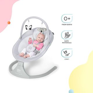 Hamaca eléctrica Kinderkraft LULI gris