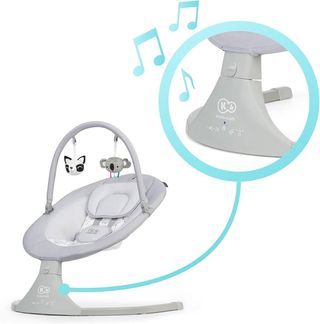 Hamaca eléctrica Kinderkraft LULI gris