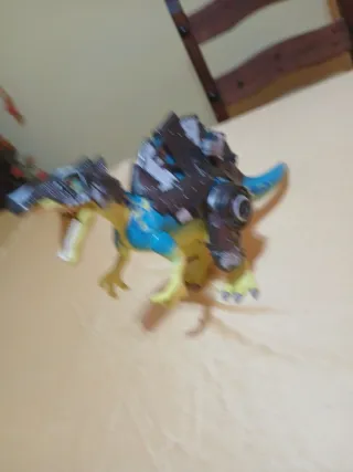 Set Muñecos Playmobil Dinosaurio y Guerrero