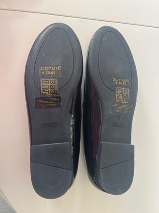 Bailarinas Primadonna Negras Charol Talla 37