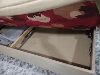 Sofá Cama 3 plazas desenfundable con Arcón