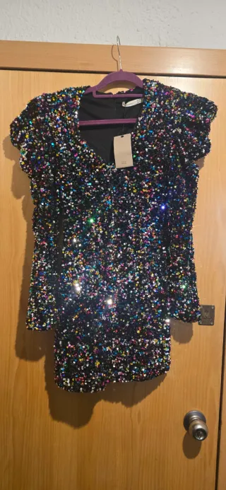 Vestido Sfera lentejuelas Talla S