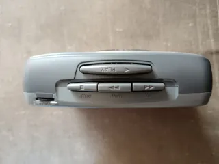 Aiwa HS-TA166 Radio Cassette Player Plata