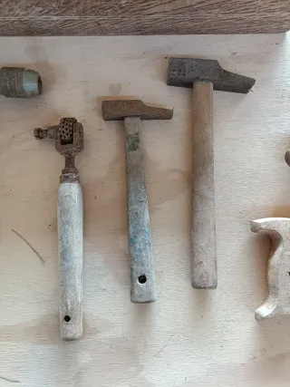 Lote herramientas carpintero antiguas