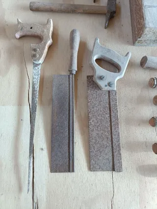 Lote herramientas carpintero antiguas