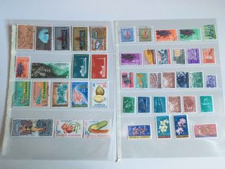 Sellos usados y nuevos de Indonesia.