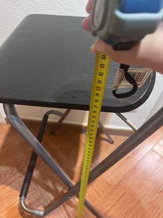 Taburete plegable 77cm alto