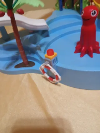 Gran Piscina Playmobil con Figuras