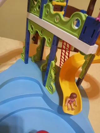 Gran Piscina Playmobil con Figuras