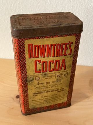 Scatola Latta Cioccolato Vintage Rowntree's