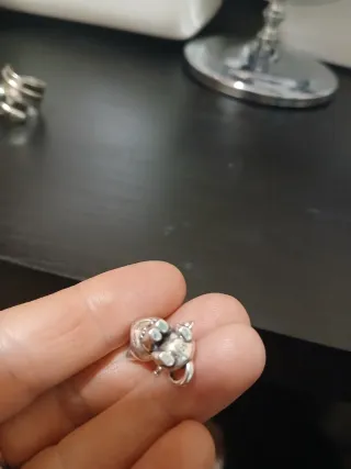 Charm Gato para Pandora Plata 925