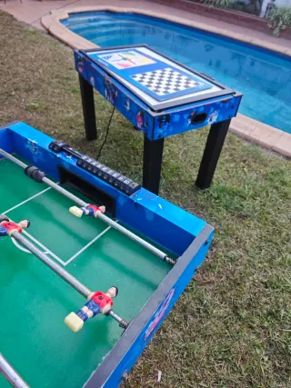 Futbolín Azul Multijuegos