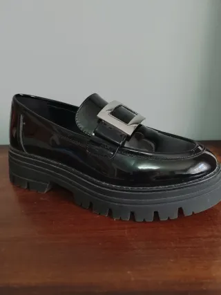 Zapatos plataforma mujer negros