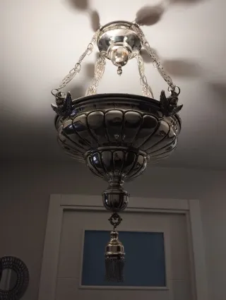 Aceitera Lámpara Plata