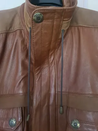 Chaquetón de piel para caballero
