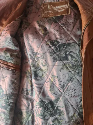 Chaquetón de piel para caballero