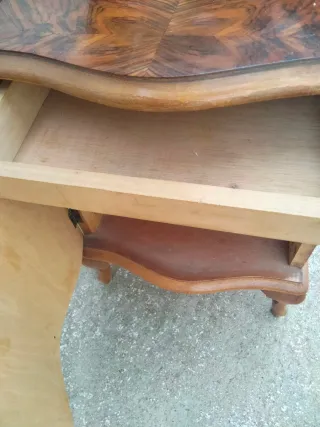 Dos Mesitas de noche vintage madera