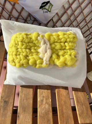 Precioso cuello mapuche hecho a mano, lana oveja