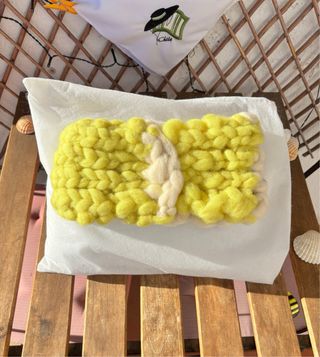 Precioso cuello mapuche hecho a mano, lana oveja