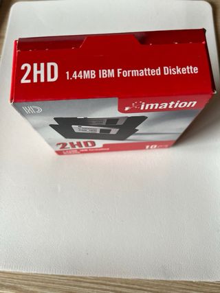 Caja 10 diskettes Imation 2HD 1.44MB IBM
