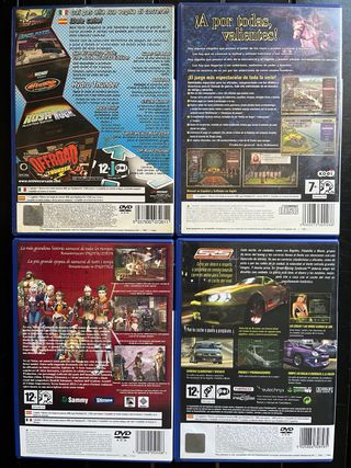 Juegos PS2 12€/unidad