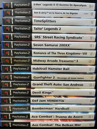 Juegos PS2 12€/unidad