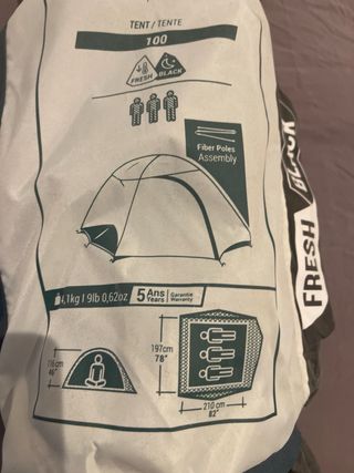 Tienda de Campaña Decathlon Quechua 100