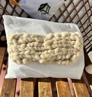 Precioso cuello mapuche hecho a mano, lana oveja