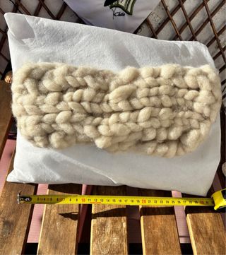 Precioso cuello mapuche hecho a mano, lana oveja