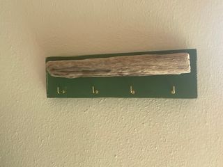 Porta chiavi da parete green