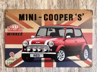 Cartel Mini Cooper S Rally Monte Carlo