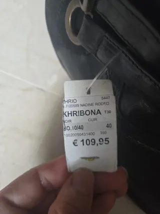 Botines negros piel talla 40