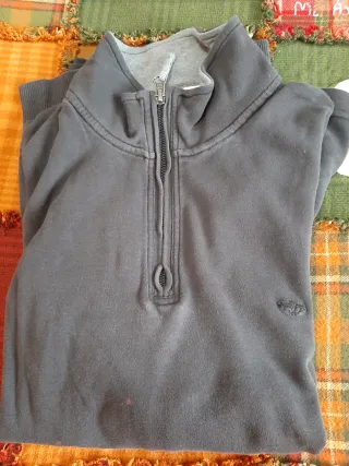 Jersey Dockers Negro Media Cremallera