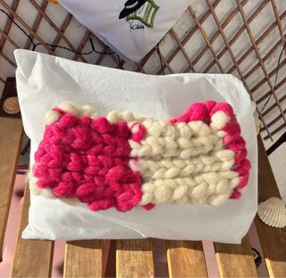 Precioso cuello mapuche hecho a mano, lana oveja