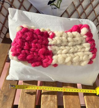 Precioso cuello mapuche hecho a mano, lana oveja