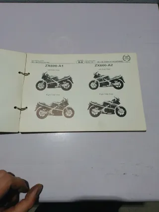 Catálogo Kawasaki ZX600 Piezas Recambio