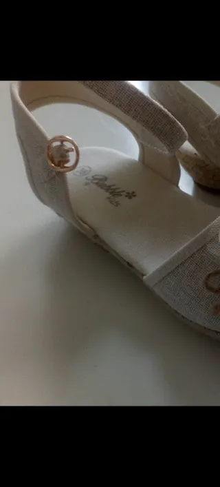 Traje de Comunión Niña Blanco talla 125 .