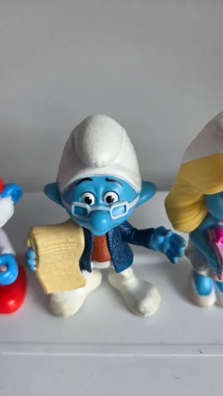 3 Figuras de Pitufos