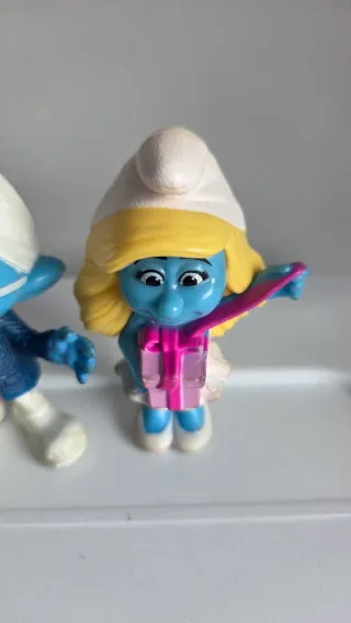 3 Figuras de Pitufos