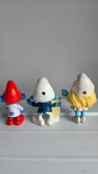 3 Figuras de Pitufos