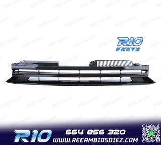PARRILLA VOLKSWAGEN VW GOLF 6 08-12 NEGRO BRILLO SIN LOGO