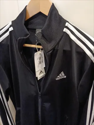 Sudadera Adidas Negra Cremallera