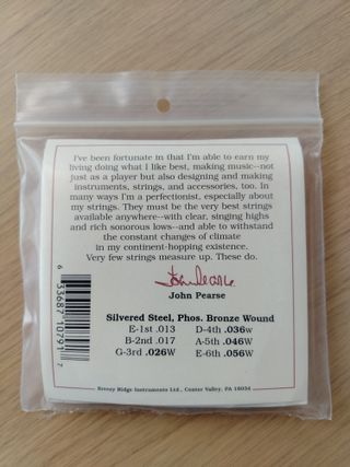 Cuerdas John Pearse 790NR para guitarra resonadora