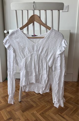 Blusa blanca talla única