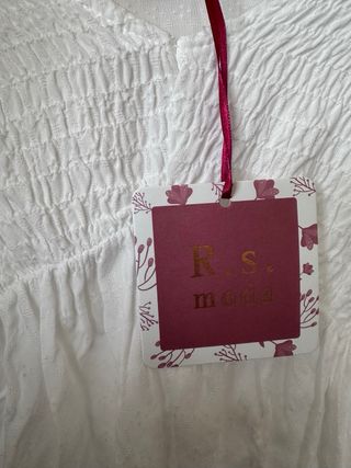 Blusa blanca talla única