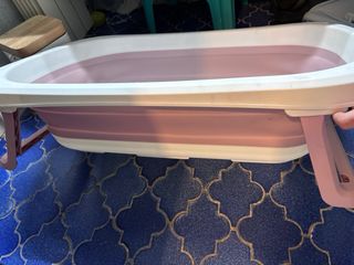 Cuna colecho y bañera plegable con reductor