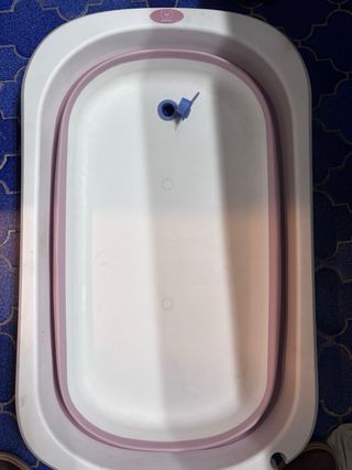 Cuna colecho y bañera plegable con reductor