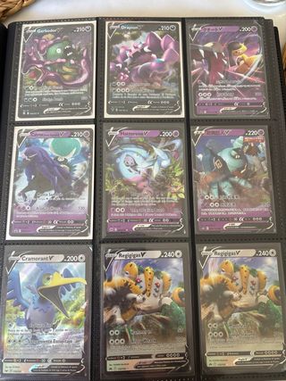 Lote cartas V Pokémon precio cm